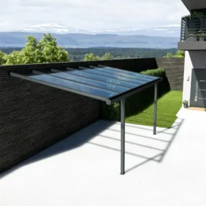 abri-voiture-aluminium-adosse-toiture-polycarbonate