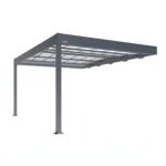 carport-adosse-aluminium-trigano-libeccio-wall-16m2
