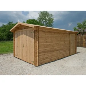 garage-bois-massif-40mm-traite-teinte-marron-gardy-shelter