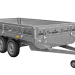 Remorque 2 essieux UNITRAILER SOLID 300/2 – 304x153 cm – PTAC 750 kg