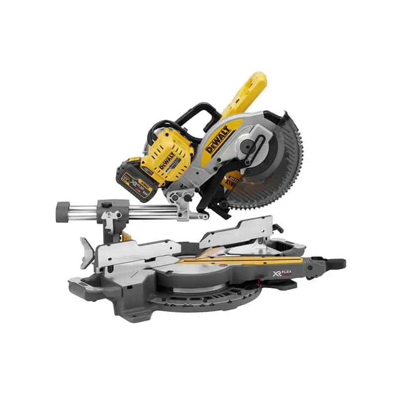 scie-onglet-radiale-dewalt-dcs727t2-250mm-54v-3ah.webp Scie à Onglet Radiale DEWALT DHS780N – Ø305 mm, XR FLEXVOLT 18/54V, Version Solo – Image 1
