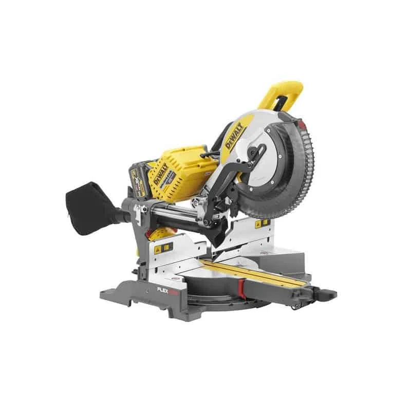 scie-onglets-radiale-dewalt-dhs780t2-305mm-flexvolt-6ah.webp Scie à Onglets Radiale DEWALT DHS780T2 – Ø305 mm, 18/54V FLEXVOLT 6Ah, Puissance Sans Fil – Image 1